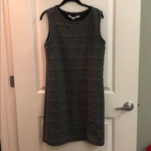 Mini mod retro grey tank sleeveless summer dress